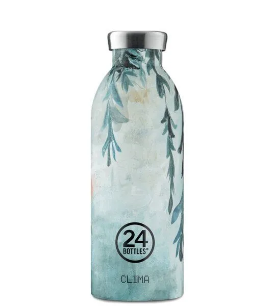 24bottles 24bottles 0,5l Thermosflasche, Lotus (grün/türkis), – Produktbild 1 von 3