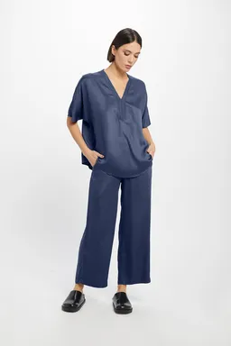 Neu Nomads Neu Nomads Damen vegan Hose Cropped Palazzo Carina Midnight – Produktbild 1 von 1