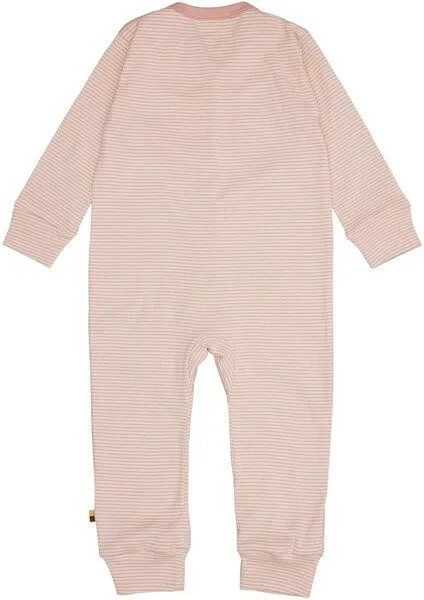 loud + proud loud + proud Baby Overall Pyjama aus Bio Baumwolle und GOTS zertifiziert, Powder/rosa, – Produktbild 4 von 4