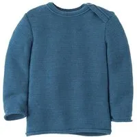 Disana Disana Baby Pullover kbT Merinowolle, Taubenblau, – Produktbild 1 von 1