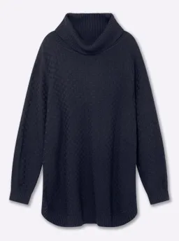 sheego Pullover tiefblau – Produktbild 1 von 1
