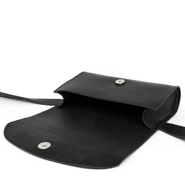 Marin et Marine Marin et Marine Paris Bag Bauchtasche - Handtasche aus fairem Leder, Black, – Produktbild 4 von 4