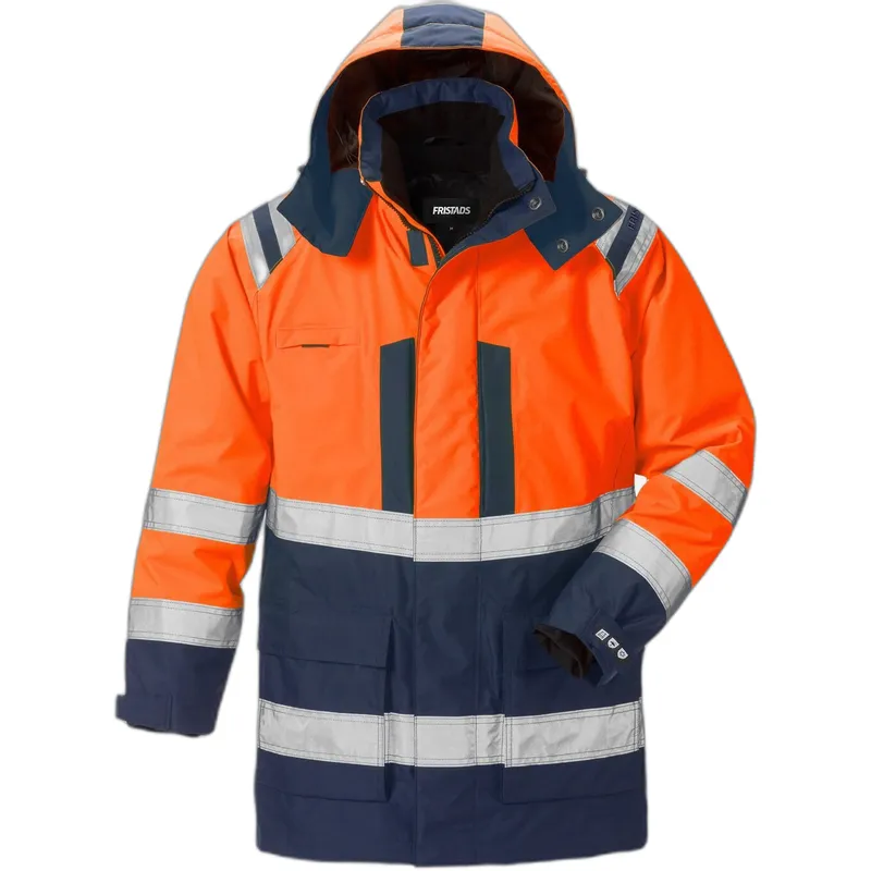 Fristads Wasserdichte 3-in-1 Jacke mit hoher Sichtbarkeit Klasse 3 Fristads Airtech® 4036 GTT, Orange, – Produktbild 2 von 2