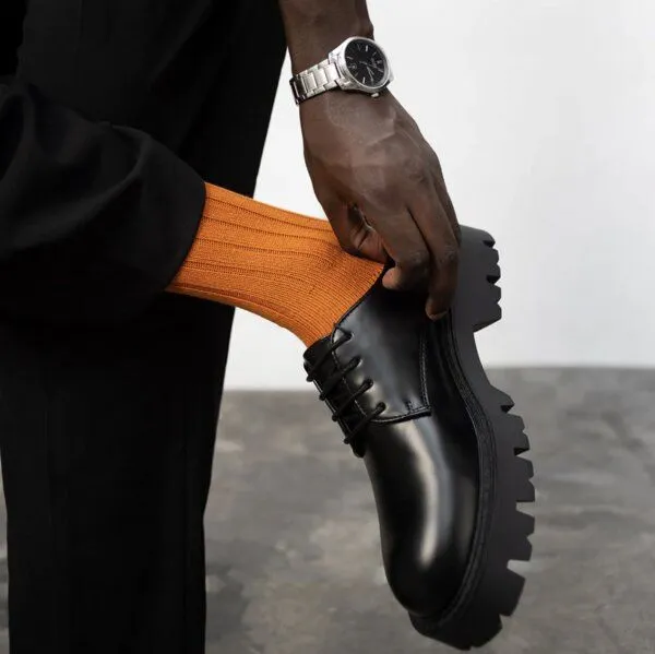 von Jungfeld von Jungfeld Orange Wintersocken - Herren – Produktbild 1 von 2