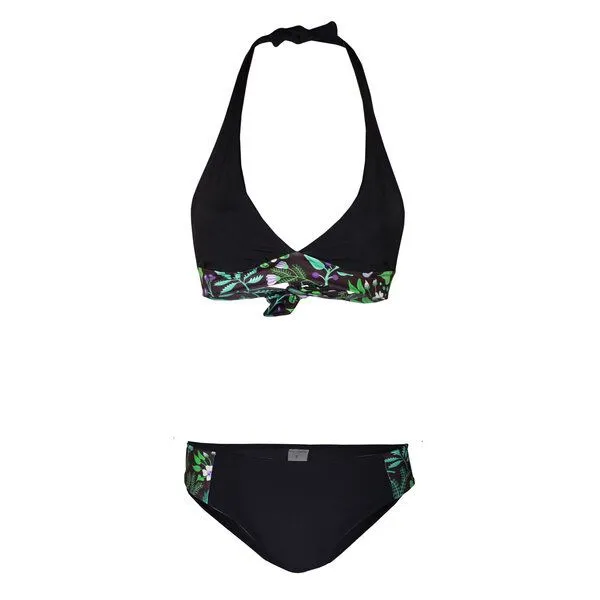 Frija Omina Frija Omina Recycling Bikini Blomma, Schwarz, – Produktbild 1 von 3