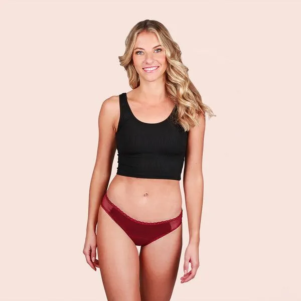 Taynie Ultra Periodenunterwäsche Biozidfrei 60°C Taynie Lady Ultra, Bordeaux, – Produktbild 1 von 4