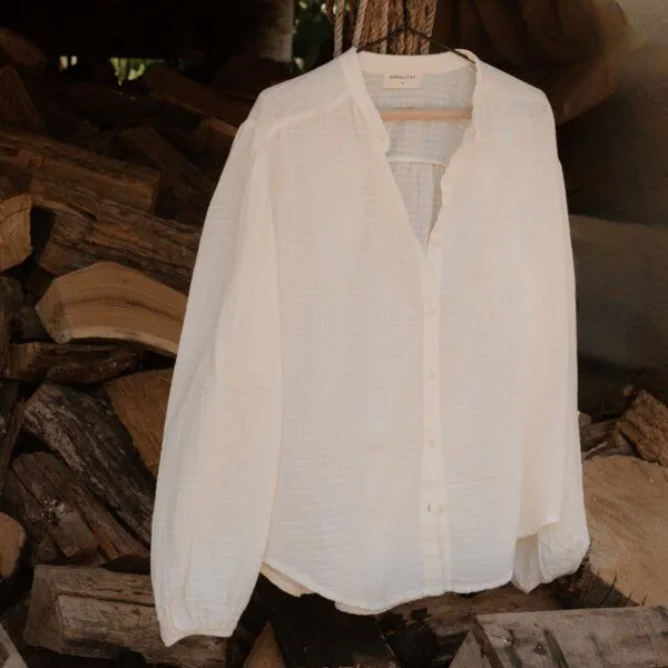 NORDLICHT NORDLICHT Boho Bluse Hilda, Natur, – Produktbild 2 von 4