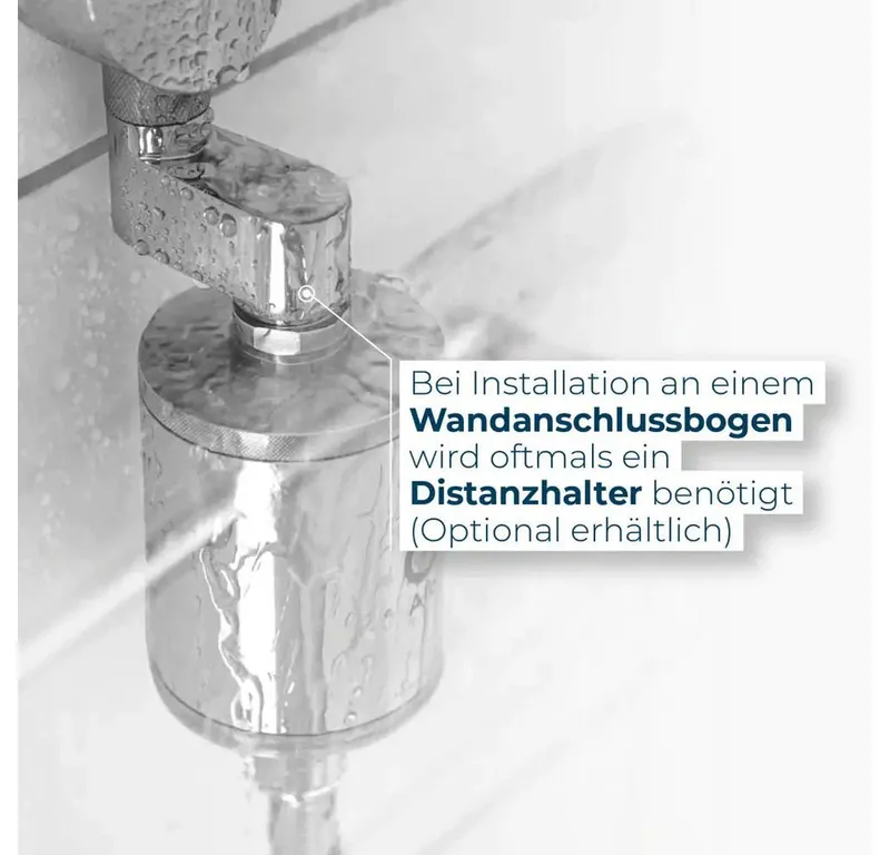 Alb Filter Alb Filter Wasserfilter Shungit Duschfilter, Shungit, Wellness, Silberfarben, – Produktbild 5 von 5