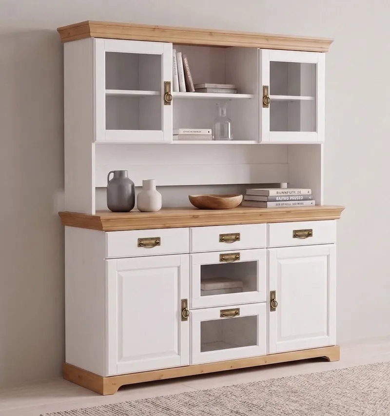 OTTO home Buffet Rügen FSC® zertifiziertes Massivholz, im Landhausstil, Weiß, – Produktbild 8 von 8
