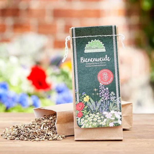 Die Stadtgärtner Die Stadtgärtner Saatgut Bienenweide I Über 25 Sorten Blumensaatgut I Reicht für 100 m² – Produktbild 3 von 4