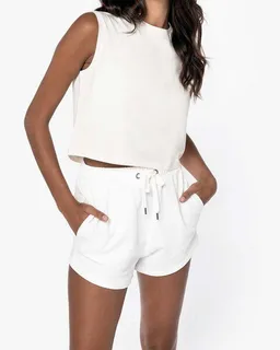 YTWOO YTWOO Ärmelloses Damen-Crop-T-Shirt aus Bio-Baumwolle – Produktbild 1 von 1