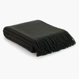 MoST Blankets MoST Blankets Überwurfdecke PARIS sumpfgrün aus Bouclé-Wolle – Produktbild 1 von 1