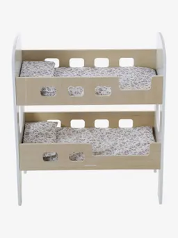 Vertbaudet Vertbaudet Puppenbett Etagenbett aus Holz FSC® mit Bettwäsche Träumerei – Produktbild 1 von 1