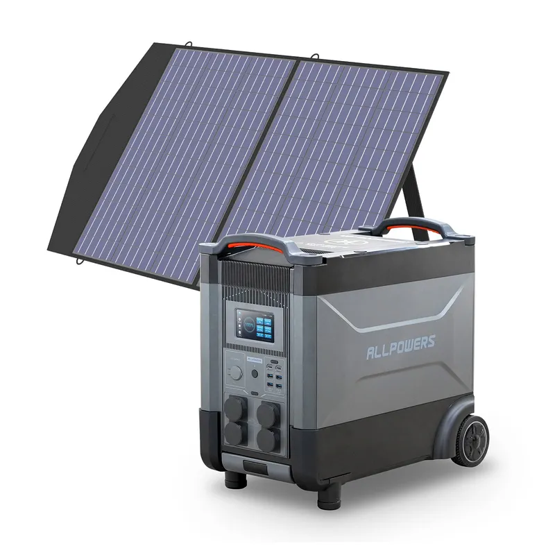 ALLPOWERS R4000 Mit 100W Solarpanel | 4000W Solargenerator R4000 V2 + 2 x SP027 Solarpanel – Produktbild 1 von 1