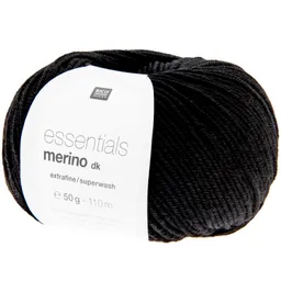 Rico Design Rico Design Essentials Merino dk Schwarz – Produktbild 1 von 1