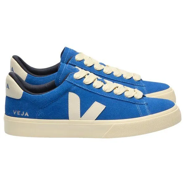 Veja Veja Damen-Sneaker Campo Bold Suede Indigo Pierre – Produktbild 1 von 4
