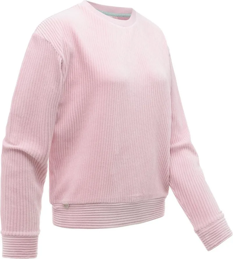 ragwear ragwear Sweatshirt Dellani Cordy Langarm Oberteil in Kord-Optik, Rosa, – Produktbild 1 von 4