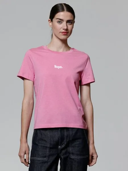 watapparel watapparel T-Shirt Frauen Nope, Bubble pink, – Produktbild 2 von 3
