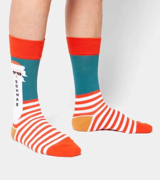 DillySocks DillySocks Socken Merry Soxmas aus Biobaumwoll-Mix – Produktbild 3 von 4