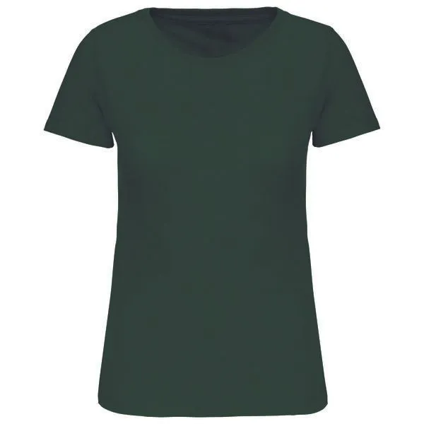 Greenspired Greenspired Damen Basic Bio Rundhals T-Shirt 145 g/m² XS- 3 XL, Waldgrün, – Produktbild 1 von 1