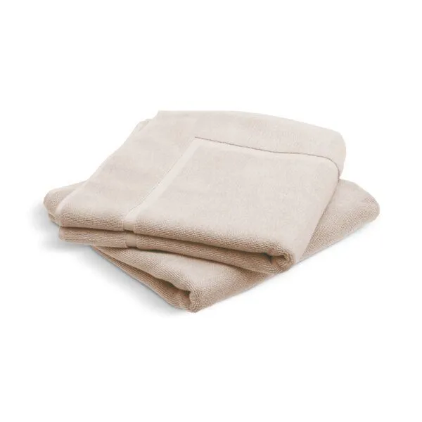 OceanSafe by Jilda-tex OceanSafe by Jilda-tex 2er Set Badematten 60x100 cm 100% Cradle to Cradle, Basalt ( creme ), – Produktbild 1 von 2