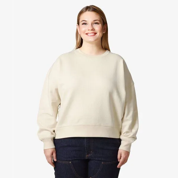 YTWOO YTWOO Modernes Damen-Sweatshirt – weich, nachhaltig & zeitlos, Natural raw, – Produktbild 1 von 4