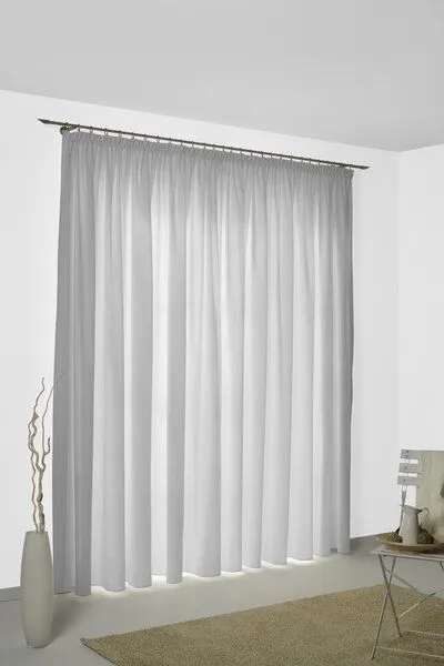 Nature by Adam Nature by Adam Thermovorhang aus 100% Bio-Baumwolle - Made in Germany - Neveres, Platingrau, – Produktbild 5 von 7