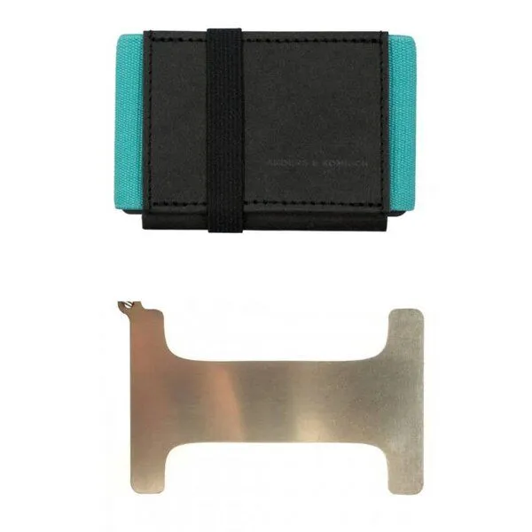 ANDERS & KOMISCH ANDERS & KOMISCH Kleines Portemonnaie mit Schlüsselanhänger für 1-3 Schlüssel, Blau, – Produktbild 4 von 6