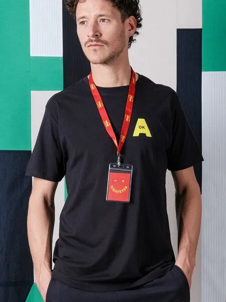 FANTASTIC REALITY STUDIOS Fantastic Reality Studios A-OK T-Shirt – Bio-Baumwolle, Unisex, Blau, – Produktbild 2 von 4
