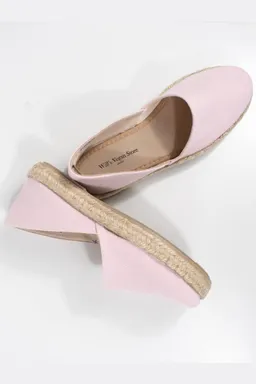 Will's Vegan Store Will's Vegan Store Damen vegan Espadrille-Sandalen Aus Staubigem Rosa Segeltuch – Produktbild 1 von 1