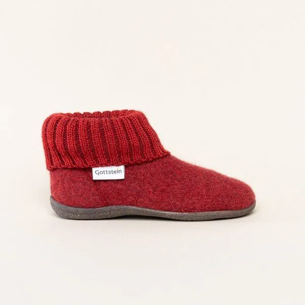 Gottstein Gottstein Kinder Hüttenschuh Alpine Boot RU für Jungen & Mädchen, Rot, – Produktbild 3 von 4