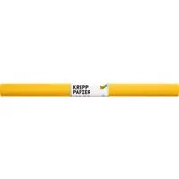 folia folia Krepppapier-Rollen, 50 cm x 2 m, 10 Rollen, gelb – Produktbild 1 von 1
