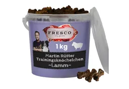 Fresco Dog Martin Rütter Trainingsknöchelchen Lamm 1kg, gesunde Hunde Leckerli, Snack für: Hunde, Hypoallergen, getreidefrei, hoher Fleischanteil – Produktbild 1 von 1