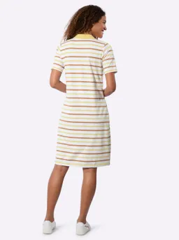 Witt Witt Polokleid zitrone-camel-geringelt – Produktbild 1 von 1