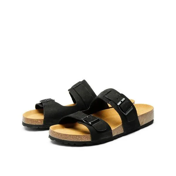 Grand Step Shoes Grand Step Shoes Pantoletten Luca aus Nubuk Leder, Black (schwarz), – Produktbild 2 von 4