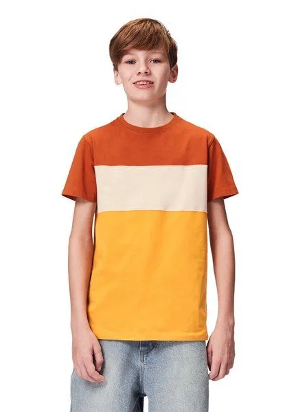 Band of Rascals Band of Rascals Block T-Shirt, Rust-mustard, – Produktbild 1 von 3
