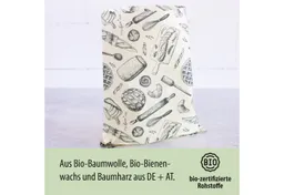 little bee fresh little bee fresh Bienenwachstuch großer Beutel mit Bio-Bienenwachs, wiederverwendbar, plastikfrei, nachhaltig, regional – Produktbild 1 von 1