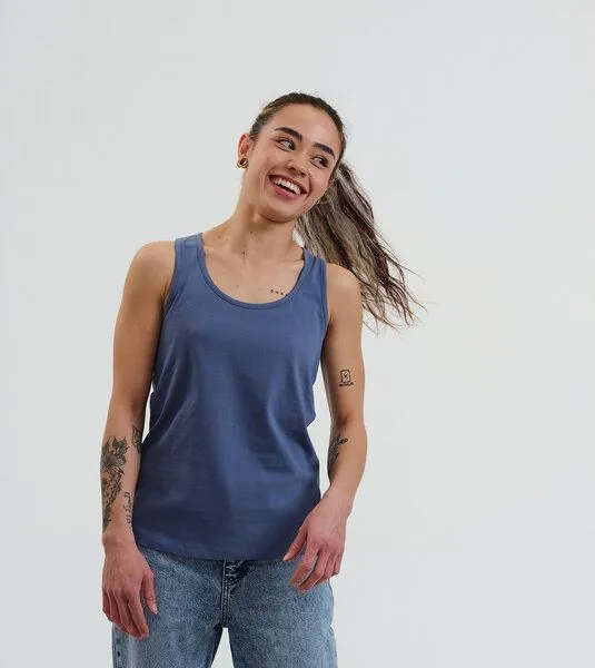 Gary Mash GARY MASH Tanktop Alex aus Biobaumwolle, Denim (blau), – Produktbild 3 von 4
