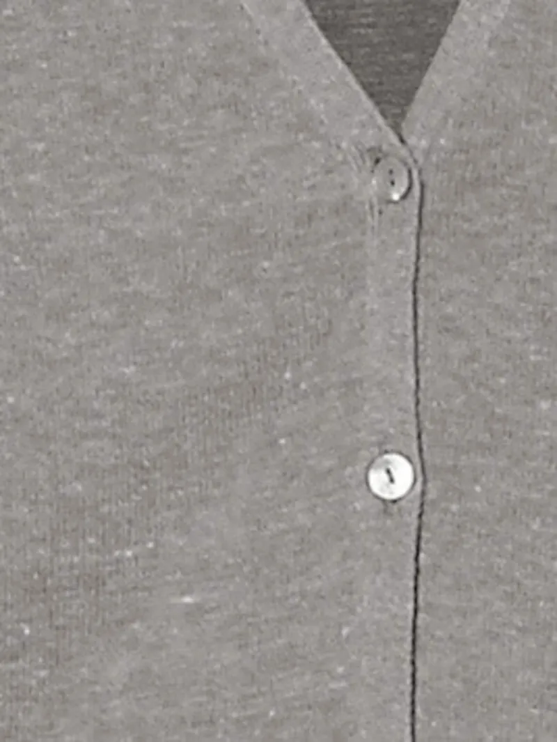 heine Feinstrickjacke grau-melange, Grau-melange, – Produktbild 1 von 2