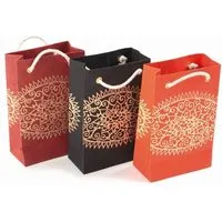 El Puente El Puente Geschenktaschen "Ornament", 3er-Set | Fair Trade & Handmade aus Indien – Produktbild 1 von 1
