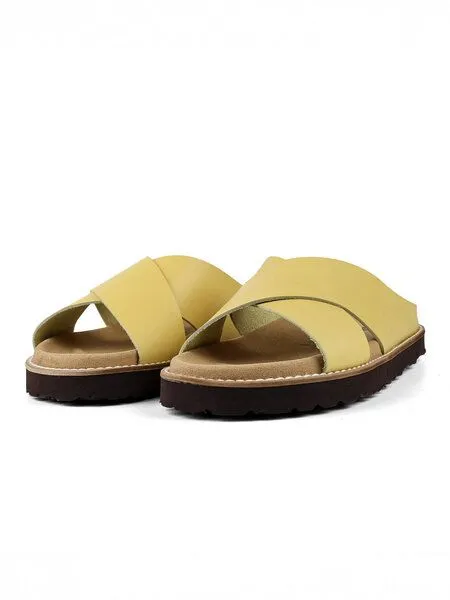 Kavat Kavat Bequeme Sandalen - Länna - aus Leder, Soft sun (gelb), – Produktbild 2 von 4
