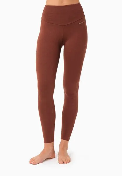 ORGANICATION ORGANICATION LUCCY | High Waist Leggings aus Bio-Baumwolle, Coffee brown, – Produktbild 2 von 4