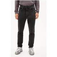 ARMEDANGELS ARMEDANGELS AARJO TARPA Herren Tapered Jeans recycelter Baumwoll Mix Comfort Stretch, Black washed authentic, – Produktbild 1 von 1
