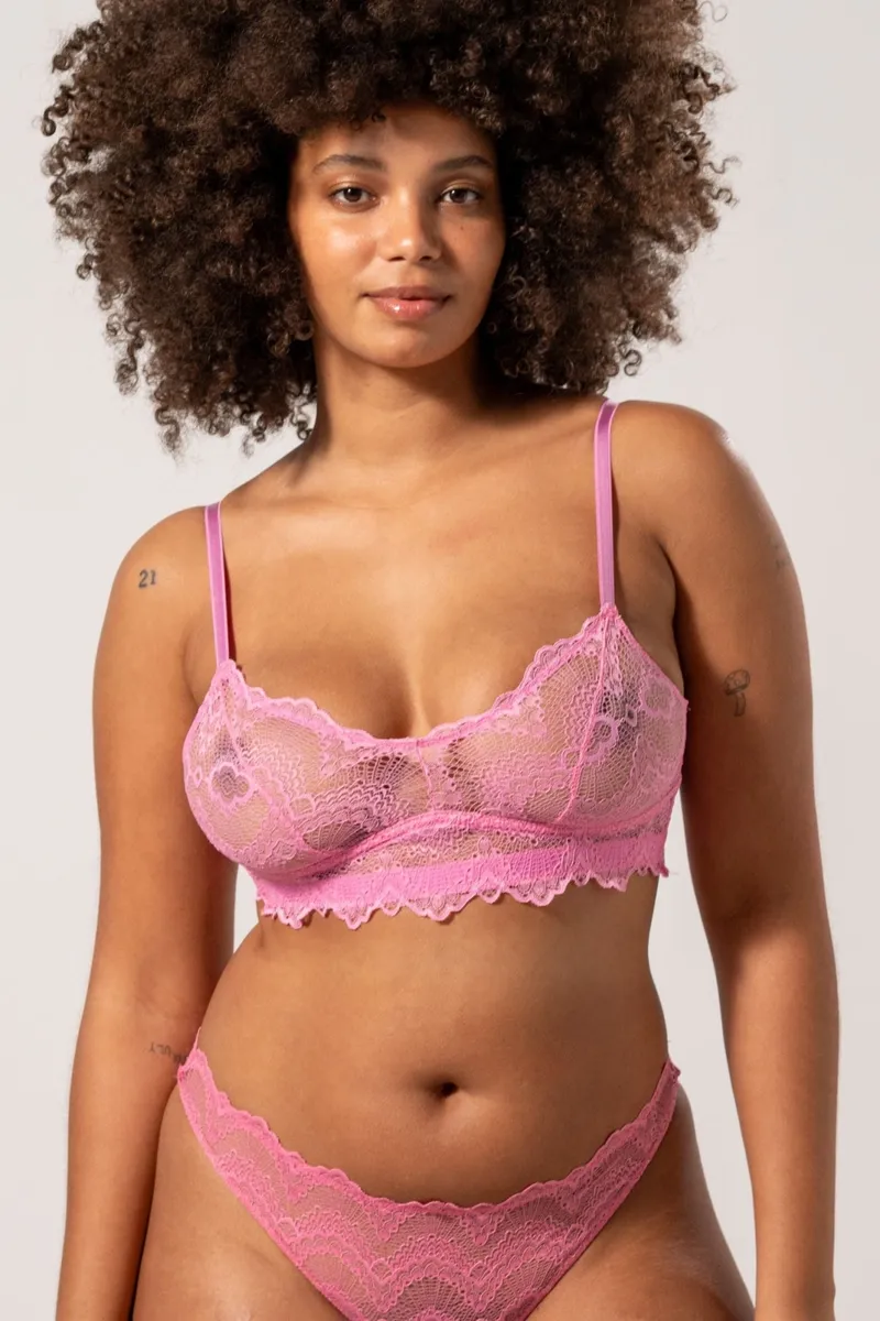 Understatement Understatement Damen vegan Balconette Candy Pink, Rosa, – Produktbild 2 von 2