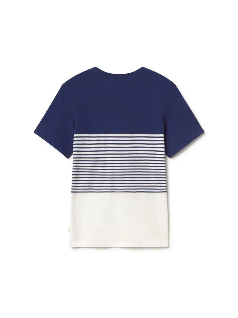TWOTHIRDS TWOTHIRDS Herren vegan T-Shirt Saint Pierre Navy, Weiß, – Produktbild 1 von 2