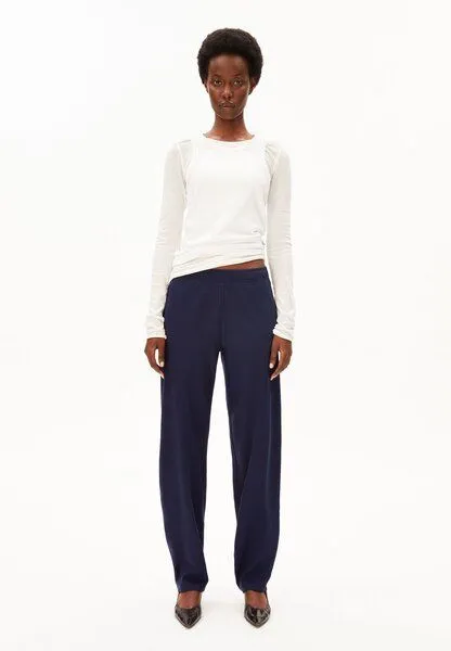 ARMEDANGELS ARMEDANGELS JERSEY BARREL Damen LENZING ECOVERO Viskose Mix, Tinted navy, – Produktbild 4 von 4