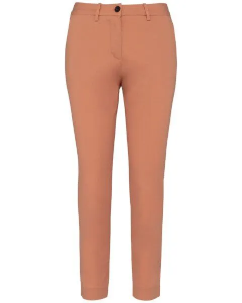 Greenspired Greenspired Umweltfreundliche 7/8-Damen Chinohose 235 g/m², Pfirsich, – Produktbild 1 von 1