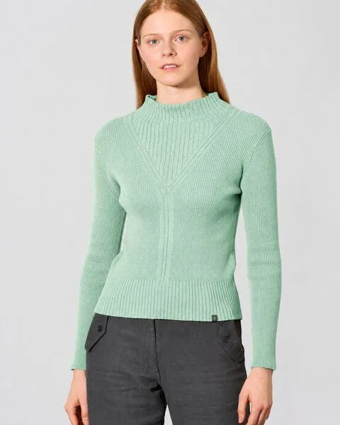 HempAge HempAge Femininer Pullover Hanf/Biobaumwolle, Menta(grün), – Produktbild 3 von 4