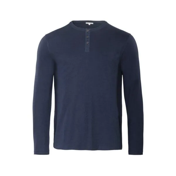 Living Crafts Living Crafts Henley Shirt - THOMME, Deep sea (blau), – Produktbild 4 von 4
