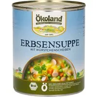 Ökoland Ökoland Bio-Erbsensuppe mit Würstchen, 800 g – Produktbild 1 von 1